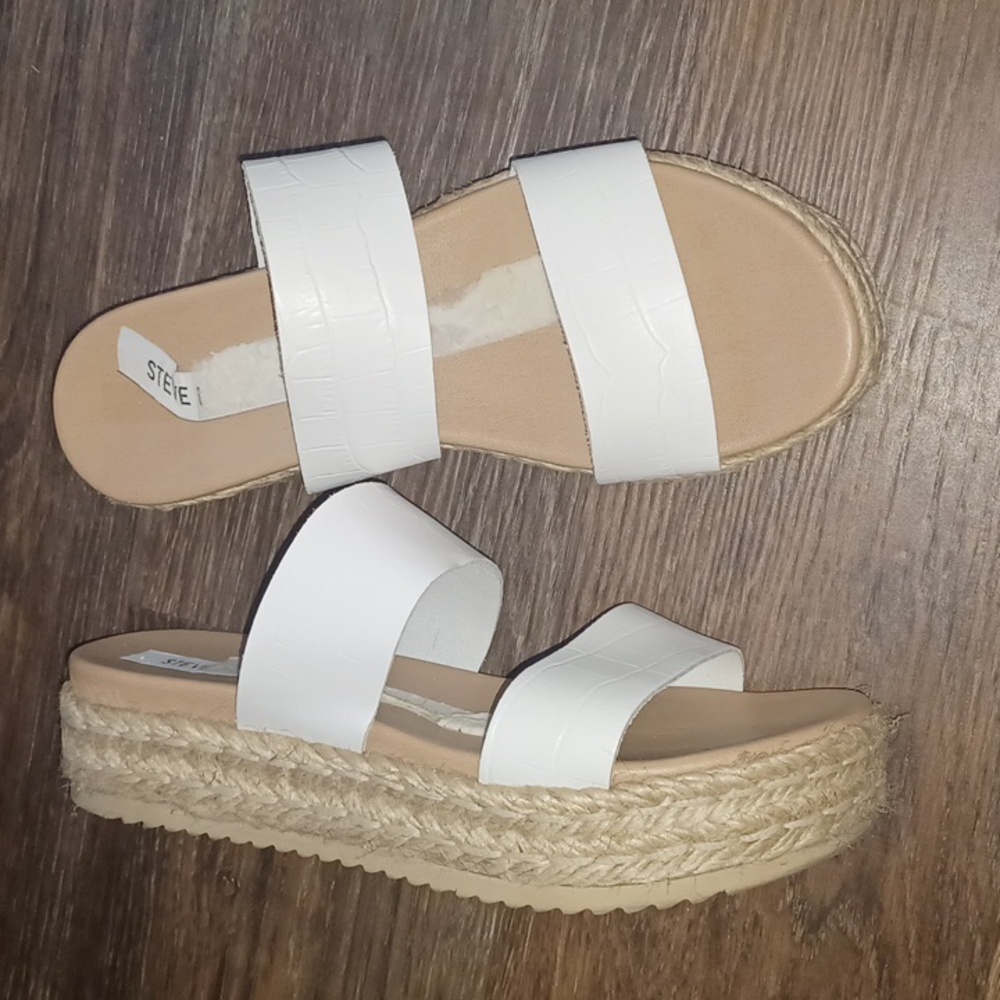 steve madden white platform